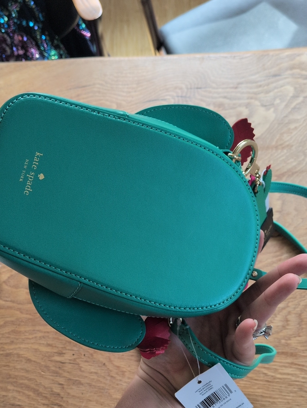 ✨ Rare Nwt New Horizons Kate Spade Cactus Bag WITH Matching Keychain - Picture 8 of 13